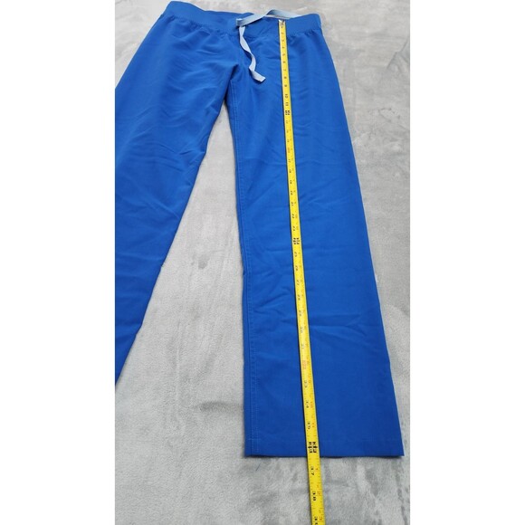 Figs Women's Size Small Blue Technical Collection Scrub Pants Drawstring - Picture 8 of 11